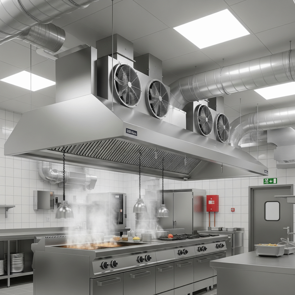 أنظمة سحب الدخان في المطاعم