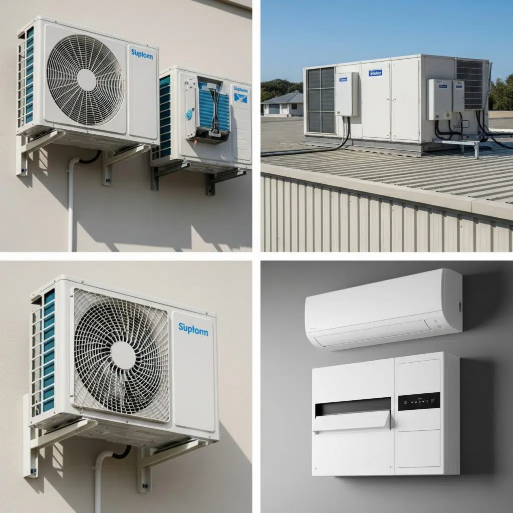 أنواع أنظمة التكييف