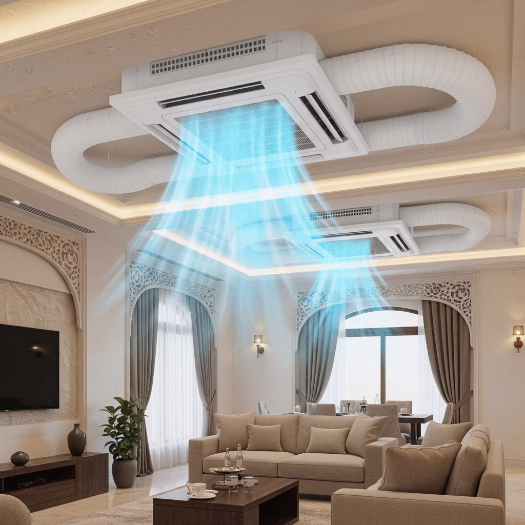 افضل انواع التكييف المركزي